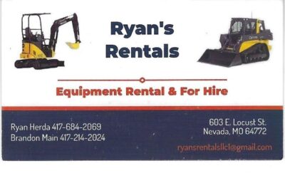Ryan’s Rentals LLC